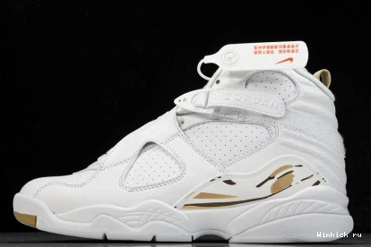 Retro White Jordan 8 OVO 1101